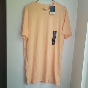 NWT St John's Bay Menswear T Shirt Top Big and Tall Large LT Peach Orange